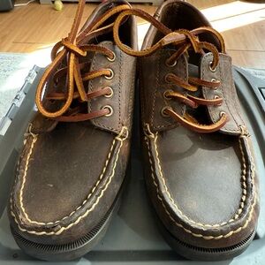 Eastland Brown Leather Women's Boat Shoes